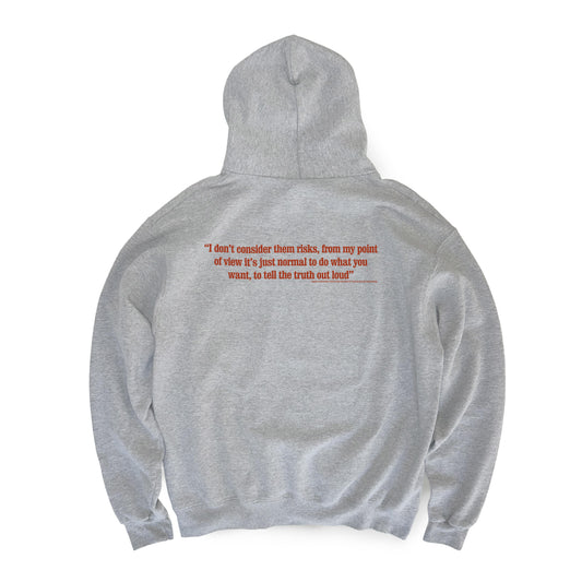 FUCT KILL PEOPLE NOT ANIMALS HOODIE GRAY
