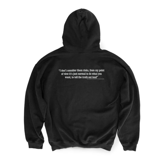 FUCT KILL PEOPLE NOT ANIMALS HOODIE BLACK