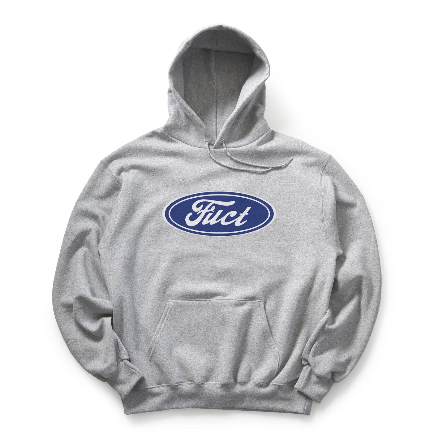 FUCT OVAL LOGO HOODIE GREY