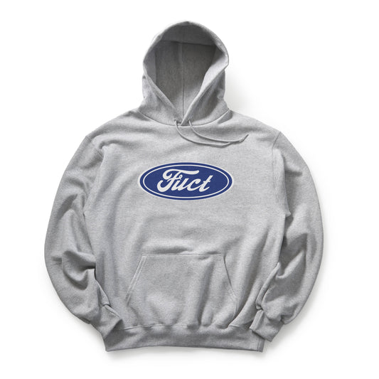 FUCT OVAL LOGO HOODIE GREY