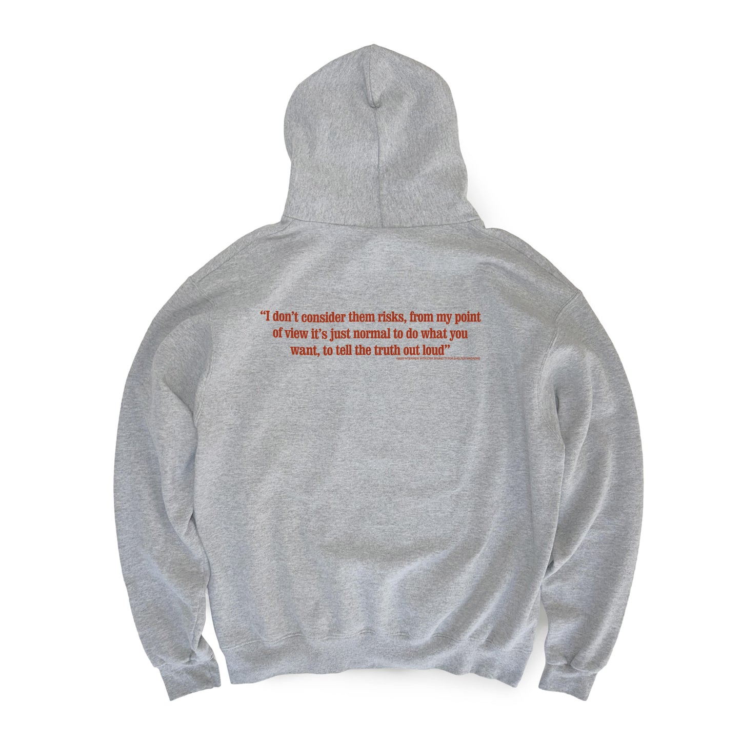 FUCT KILL PEOPLE NOT ANIMALS HOODIE GRAY