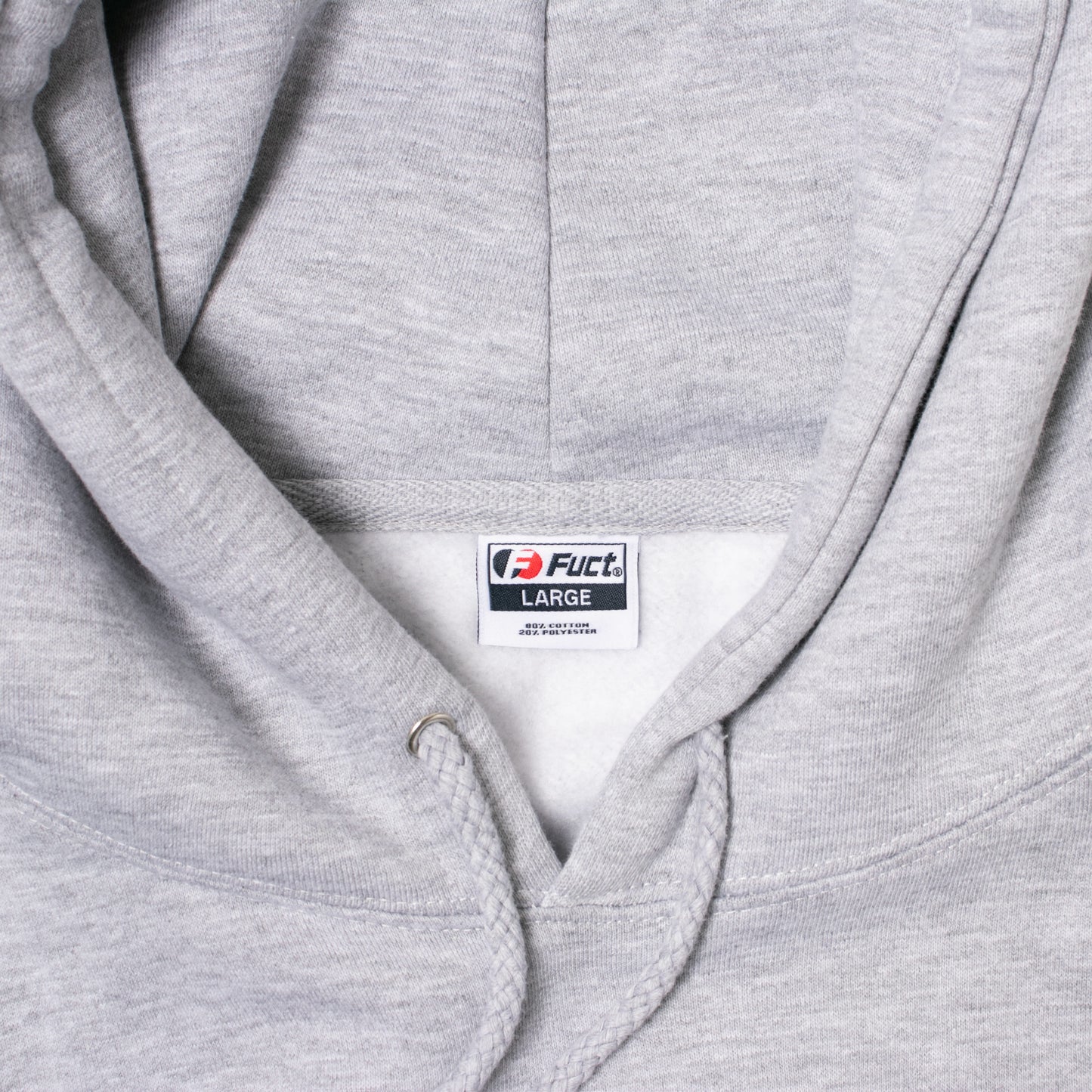 FUCT OVAL LOGO HOODIE GREY